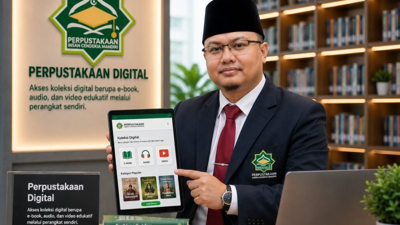 Layanan Koleksi Digital Perpustakaan Insan Cendekia Mandiri