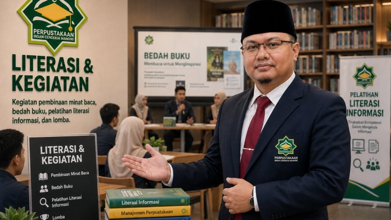 Layanan Kegiatan Literasi Perpustakaan Insan Cendekia Mandiri