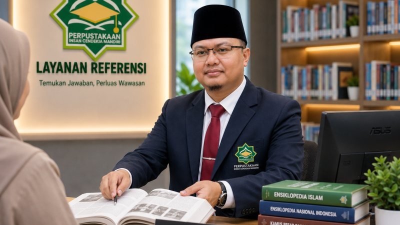 Layanan Referensi Perpustakaan Insan Cendekia Mandiri