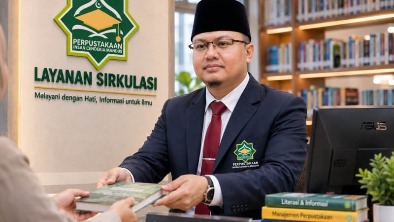 Layanan Sirkulasi Perpustakaan Insan Cendekia Mandiri