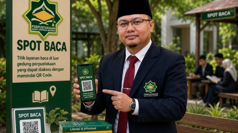 Layanan Spot Baca Perpustakaan Insan Cendekia Mandiri