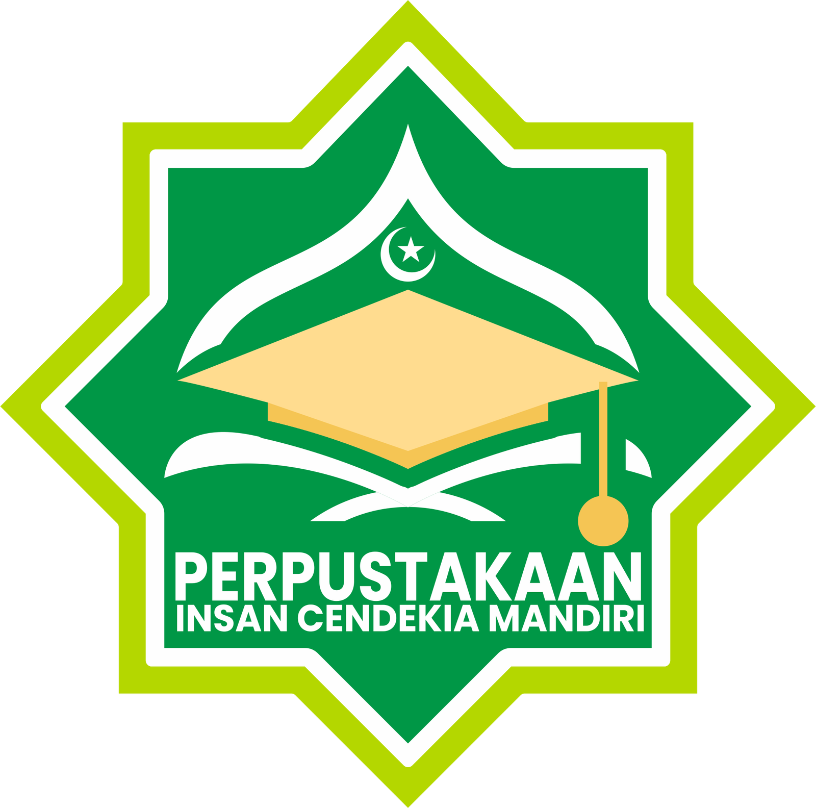 Logo Perpustakaan Insan Cendekia Mandiri